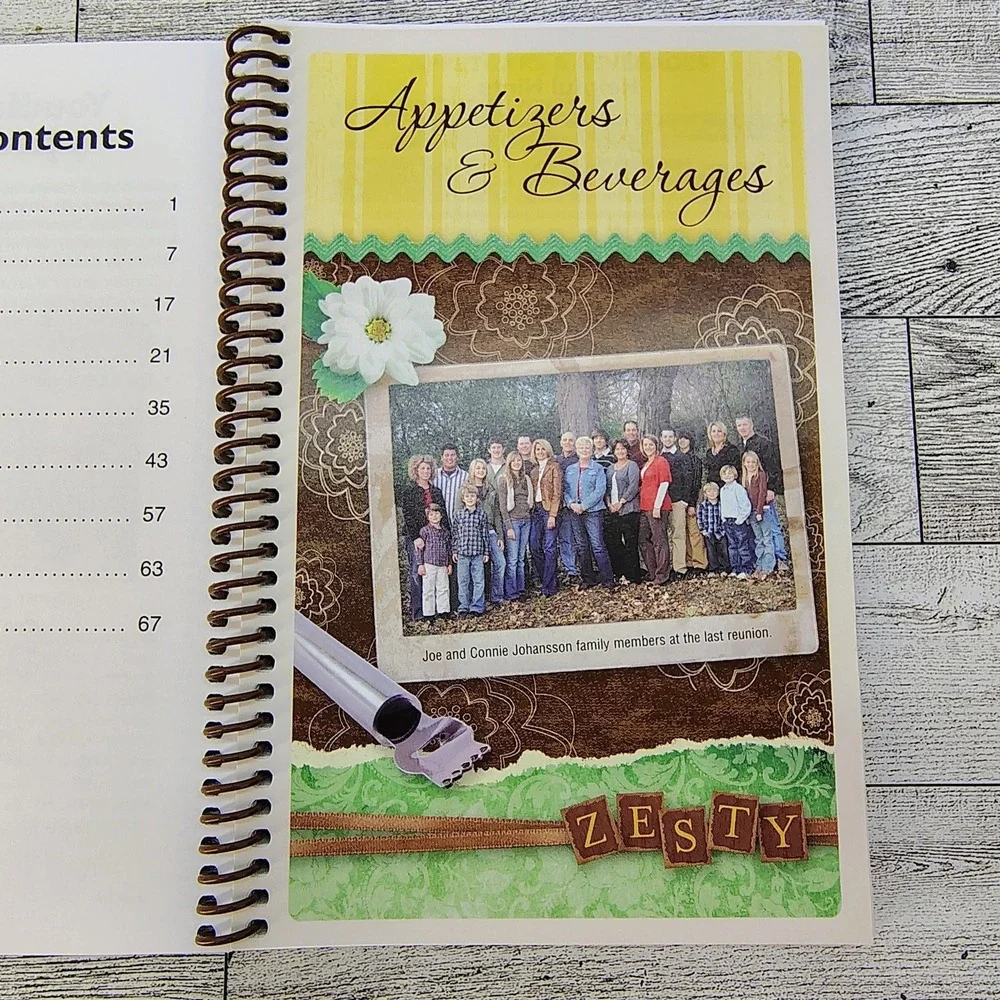Johansson Family Cookbook 5 Generations Recipes 2017 Spiral Bound Heritage Kitch